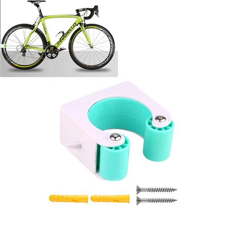 Bicycle Parking Buckle Children Road Bike Mountain Bike Simple Wall Mount, Style:Mountain Bike(Blue)