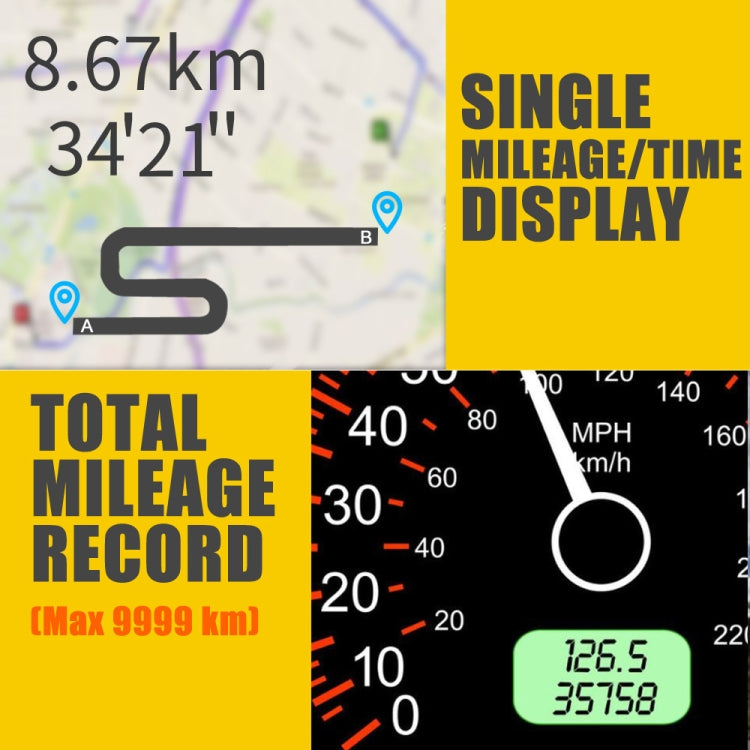 Kingneed C90 5.5inch HUD Car Head-up Display GPS Car Universal Mileage Speed Meter Speeding Alarm / GPS Satellite Speed Measurement(Black) - free shipping - PMC Jewellery - Order now!
