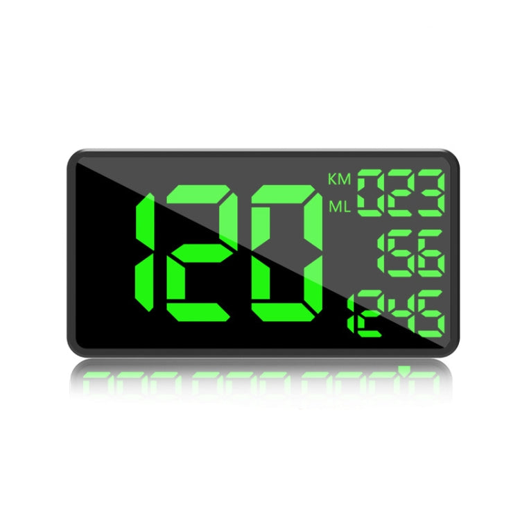 C1090 6.2 inch HUD Car Head-up Display GPS Car Universal Mileage Speed Meter Speeding Alarm / GPS Satellite Speed Measurement(Black)