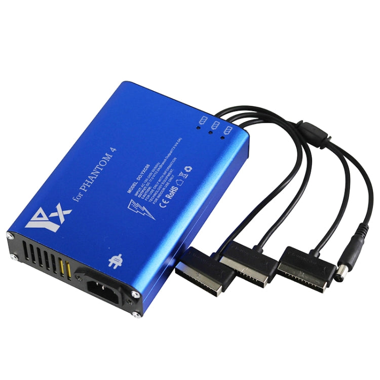 For DJI Phantom 4 Pro Advanced+ Charger 4 in 1 Hub Intelligent Battery Controller Charger, Plug Type:UK Plug