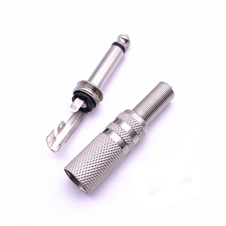 40 PCS Mono Audio Plug Microphone Sophomore Core 6.35mm Plug - Audio Adapter by PMC Jewellery | Online Shopping South Africa | PMC Jewellery | Buy Now Pay Later Mobicred