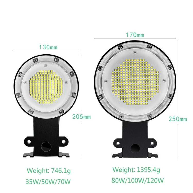 70W LED Outdoor Light Sensing IP65 Waterproof Wall Lamp Garden Courtyard Street Light(Warm White Light) - Street Lights by PMc TechLife | Online Shopping South Africa | PMc TechLife | Buy Now Pay Later Mobicred