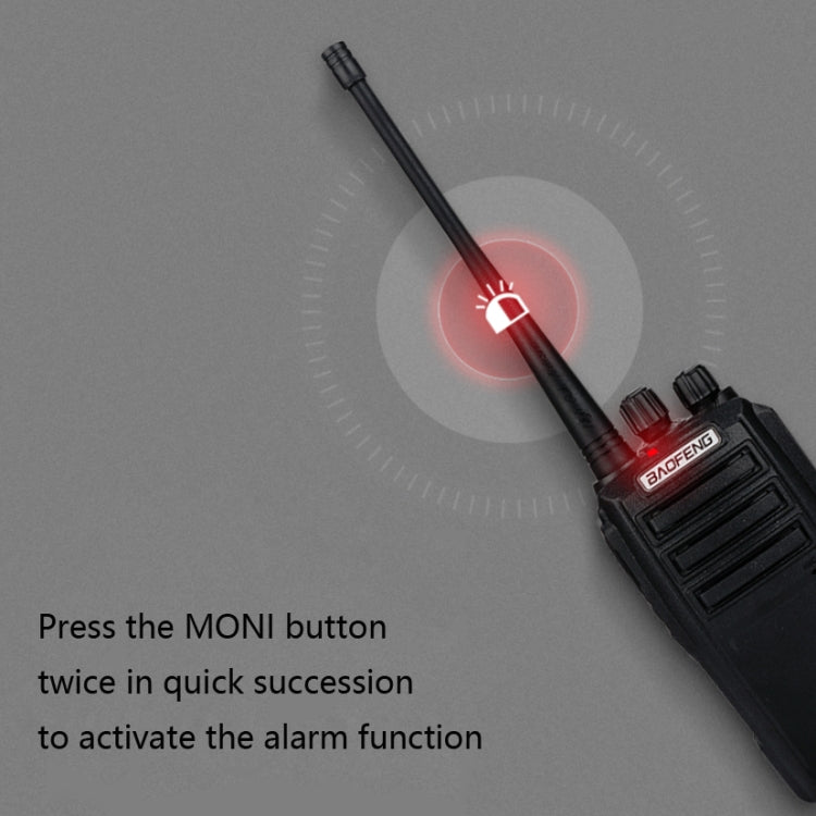 Baofeng BF-UV6D Civil Hotel Outdoor Construction Site Mobile High-power Walkie-talkie, Plug Specifications:AU Plug