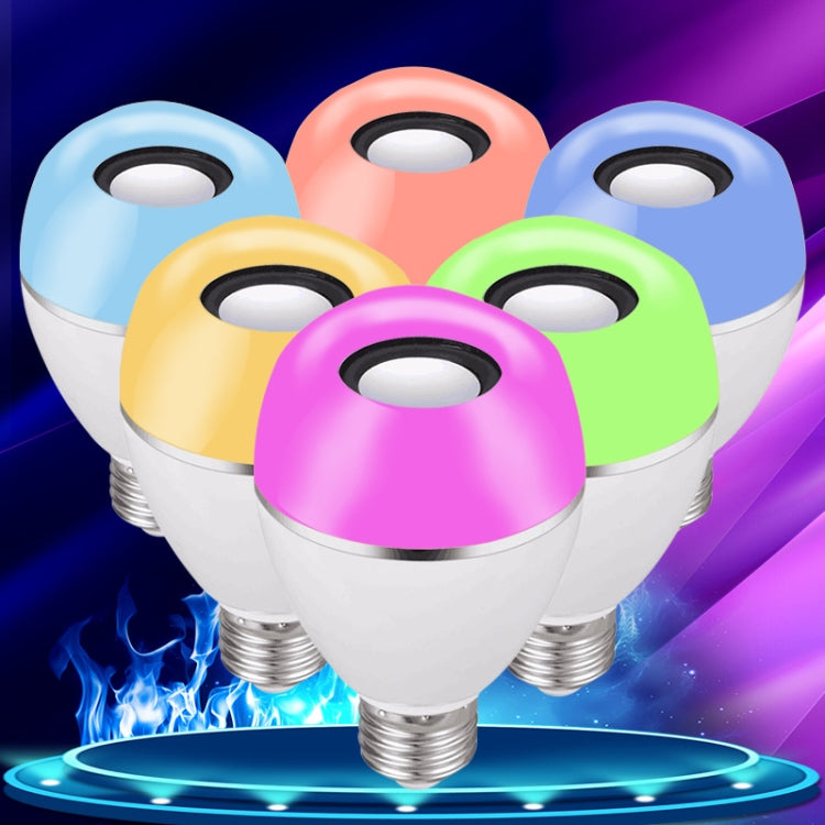 E27 LED Music Bulb Smart Colorful Remote Control Wake Up Light, Color temperature: APP Multi-link Music Light