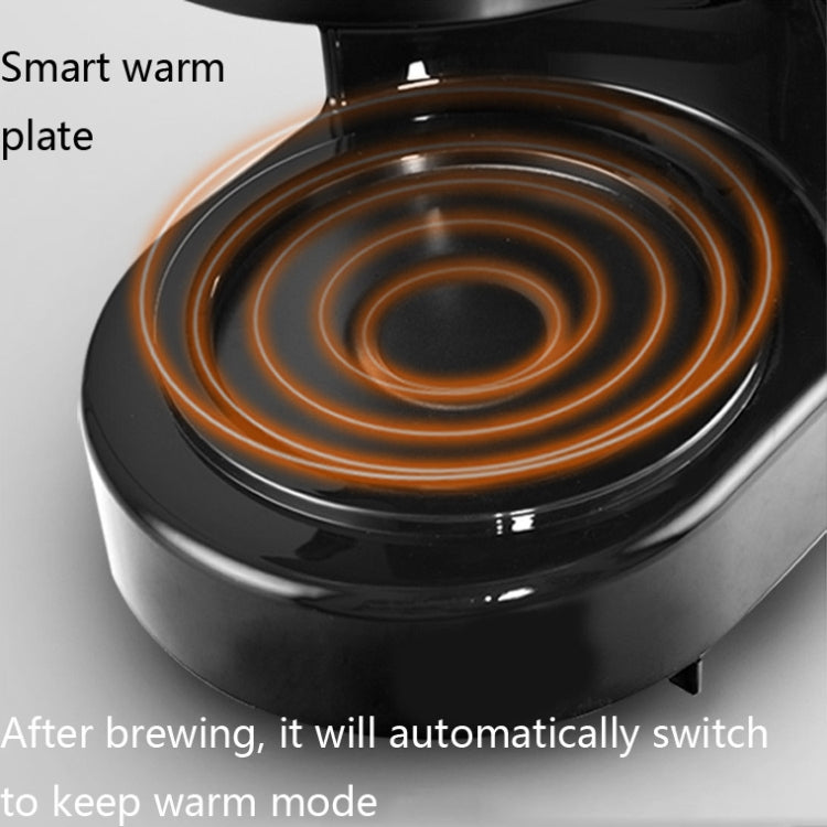 Homezest Household Small Coffee Maker Automatic Mini Drip Coffee Machine, Style:EU Plug(Black) - free shipping - PMC Jewellery - Order now!