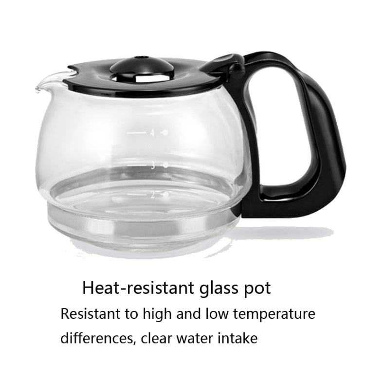 Homezest Household Small Coffee Maker Automatic Mini Drip Coffee Machine, Style:EU Plug(Black) - free shipping - PMC Jewellery - Order now!