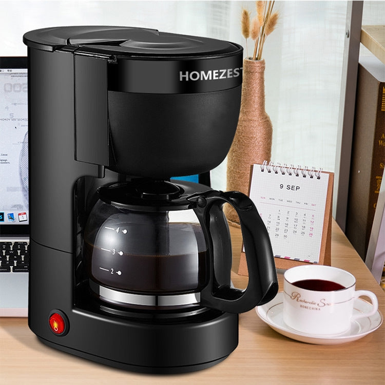 Homezest Household Small Coffee Maker Automatic Mini Drip Coffee Machine, Style:EU Plug(Black) - free shipping - PMC Jewellery - Order now!