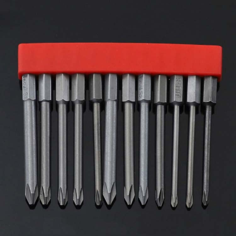 12 PCS / Set Screwdriver Bit With Magnetic S2 Alloy Steel Electric Screwdriver, Specification:7