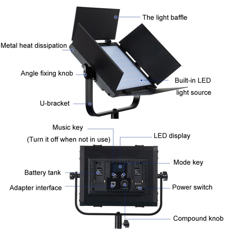 50W RGB Photography Fill Light For Live Broadcast Studio(AU Plug) - by PMC Jewellery | Online Shopping South Africa | PMC Jewellery | Buy Now Pay Later Mobicred