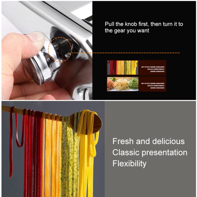 Household Stainless Steel Pasta Making Machine Manual Noodle Maker Spaghetti Hand Cutter