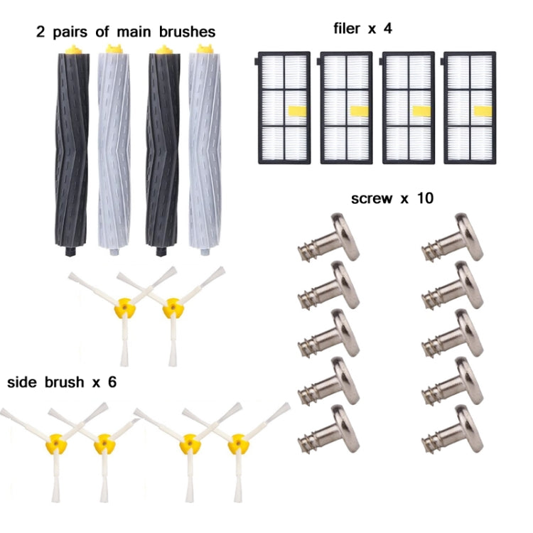 22 PCS/Set Sweeper Accessories For iRobot Roomba 89 Series