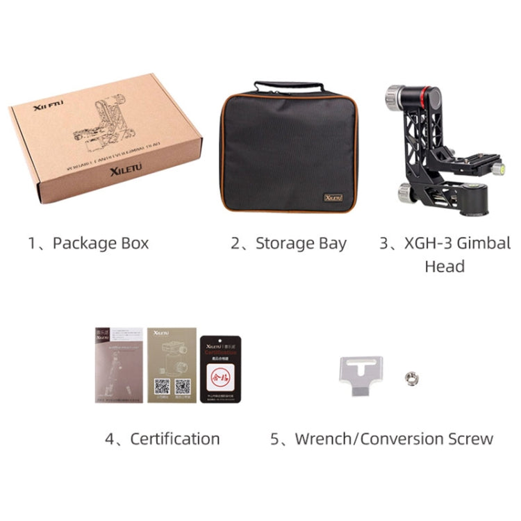 Xiletu Xgh3 360 Degree Rotation Horizontal Cantilever Hollow Gimbal Tripod Head - free shipping - PMC TechLife - Order now!