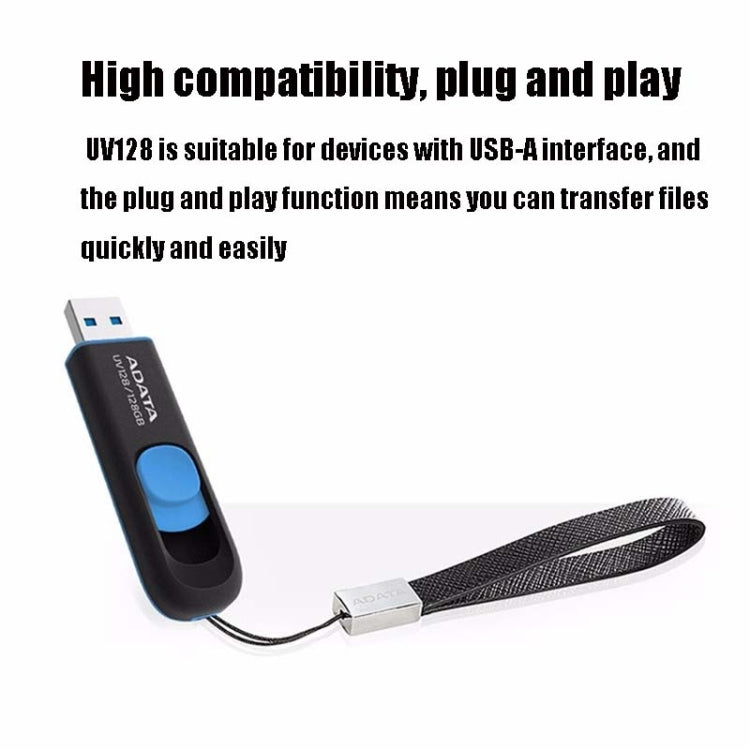 ADATA UV128 Car Speaker Office Storage U Disk, Capacity: 64GB, Random Color Delivery - free shipping - PMC Jewellery - Order now!