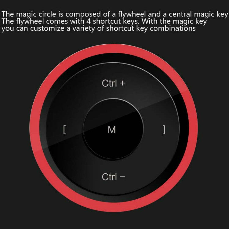 10Moons G50 Magic Circle Digital Tablet Hand-Painted Board Drawing Board Online Lesson Writing Board - by 10Moons | Online Shopping South Africa | PMC Jewellery | Buy Now Pay Later Mobicred