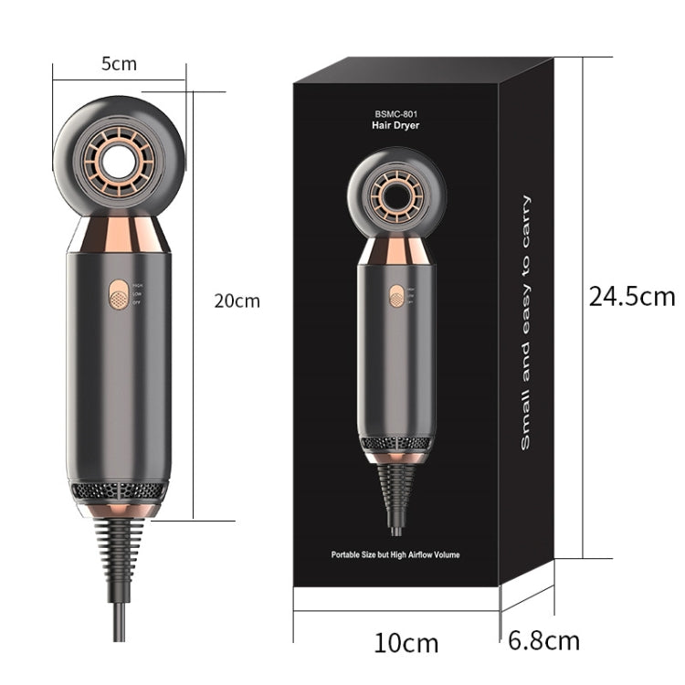 Mdjc-806 Travel Leafless Mini Hair Dryer Hotel Wall-Mounted Hair Dryer(US Plug)