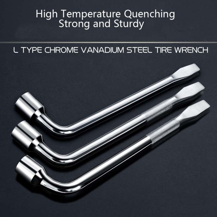L-Type Car Tire Removal Tool Tire Wrench Socket Wrench, Specification: 17mm - Hand Tool Sets by PMC TechLife | Online Shopping South Africa | PMC TechLife | Buy Now Pay Later Mobicred