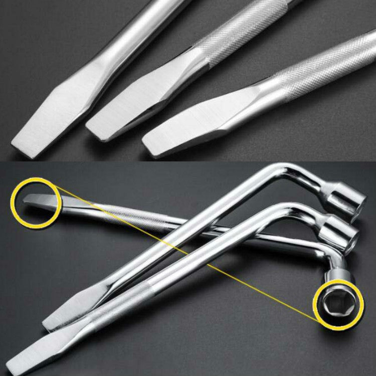 L-Type Car Tire Removal Tool Tire Wrench Socket Wrench, Specification: 19mm