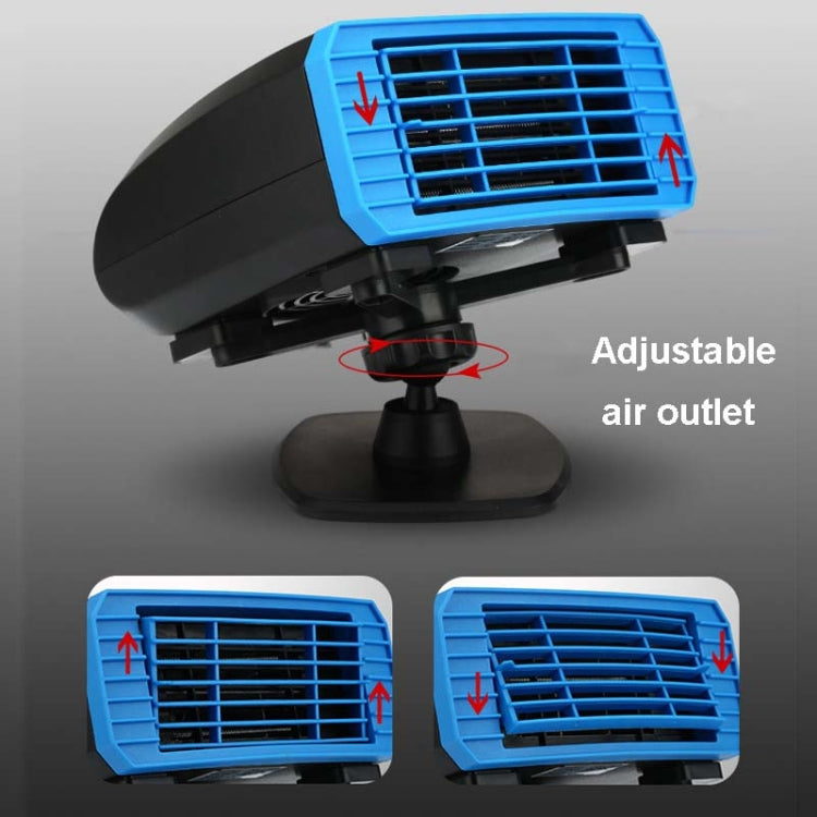 12V Multifunctional Heater For Car 360 Degree Rotating Car Heater, Style:Clip Model