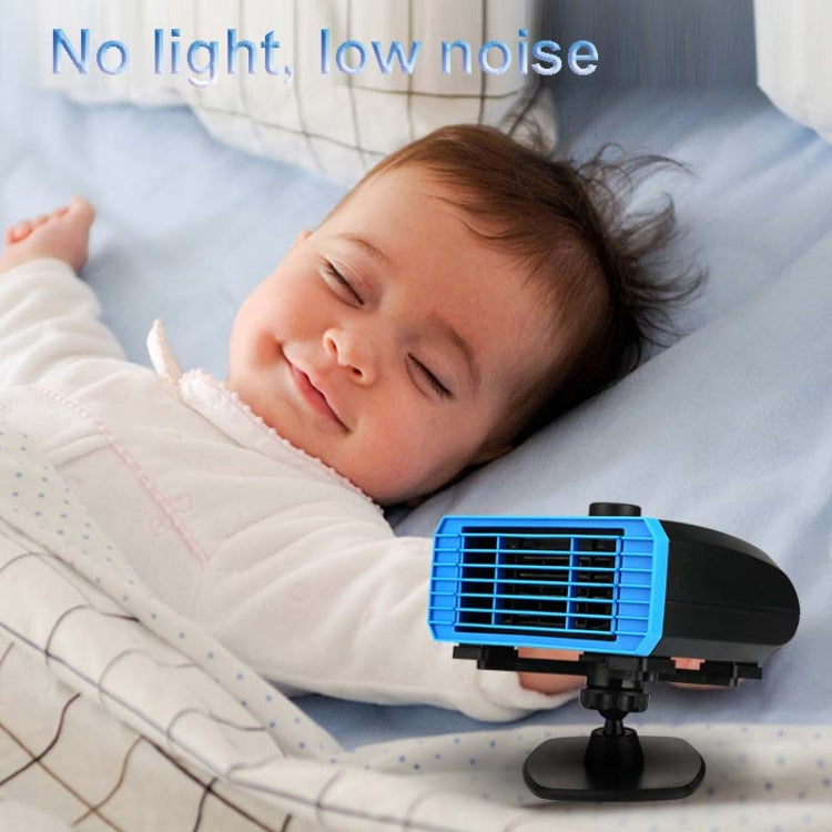 12V Multifunctional Heater For Car 360 Degree Rotating Car Heater, Style:Clip Model