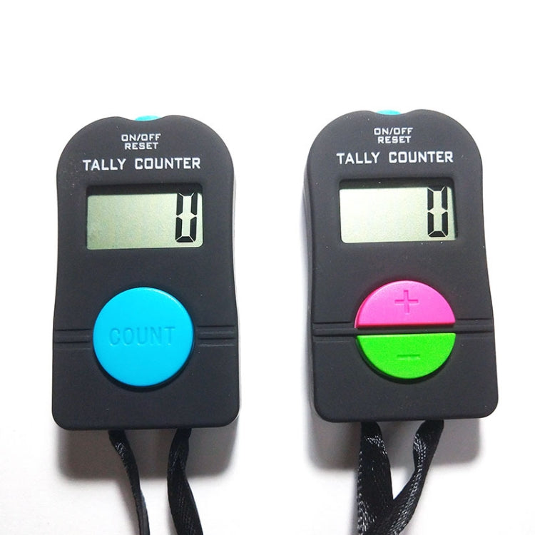 Large-Screen Electronic Digital Display Counter Manual Counter with Lanyard(Can Add or Subtract) - Pedometer by PMC Jewellery | Online Shopping South Africa | PMC Jewellery | Buy Now Pay Later Mobicred