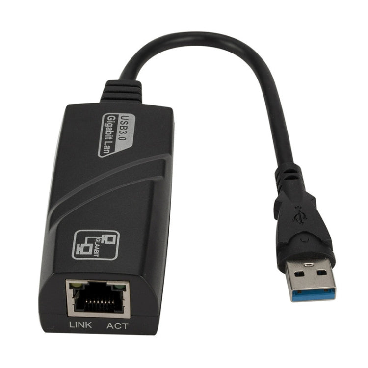 10/100/1000 Mbps RJ45 to USB 3.0 External Gigabit Network Card, Support WIN10 - USB Network Adapter by PMC Jewellery | Online Shopping South Africa | PMC Jewellery | Buy Now Pay Later Mobicred
