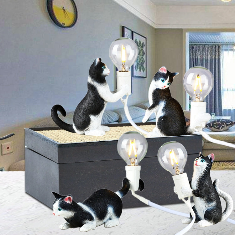 Cat Light Animal Table Lamp Mini Night Light, Power Plug:AU Plug(Meditation) - Bedside Light by PMc TechLife | Online Shopping South Africa | PMc TechLife | Buy Now Pay Later Mobicred