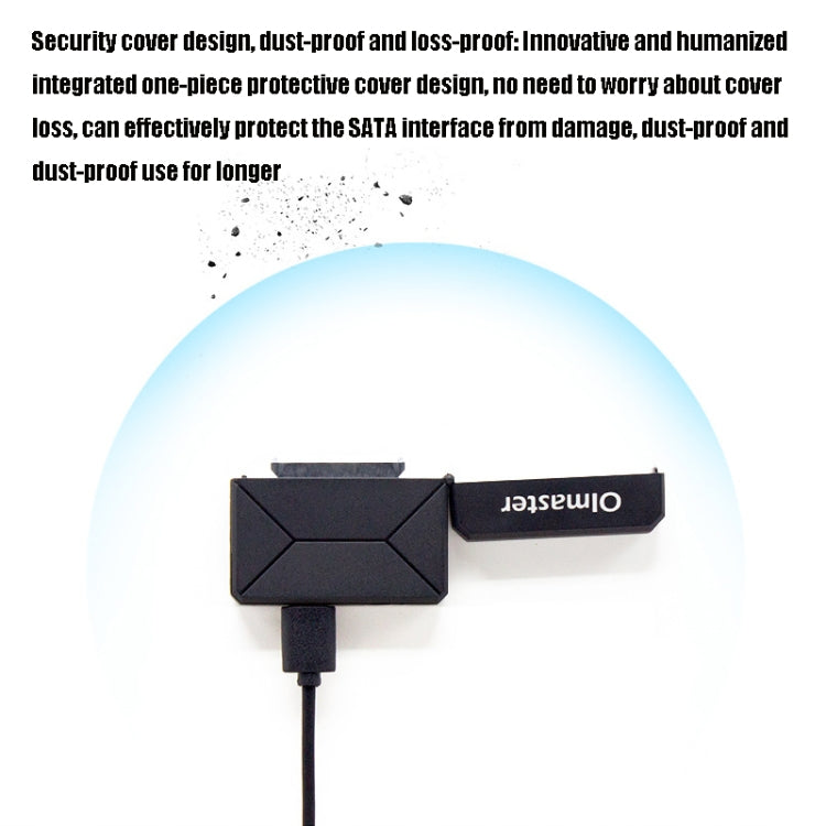 Olmaster External Notebook Hard Drive Adapter Cable Easy Drive Cable USB3.0 to SATA Converter, Style:Hard Disk Dedicated, Size:3.5 Inch (US Plug)