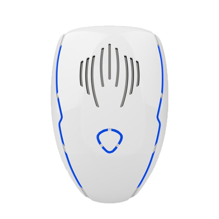 DC-9015 Household Energy-saving Multi-function Variable Frequency Ultrasonic Electronic Mouse and Mosquito Repellent, Style:EU Plug(White)