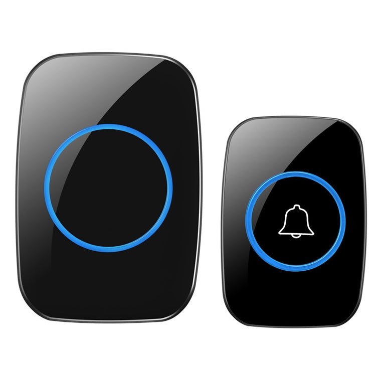 CACAZI A10 300m Long Range No Battery Waterproof LED Light Smart Wireless Doorbell, EU Plug - free shipping - PMC Jewellery - Order now!