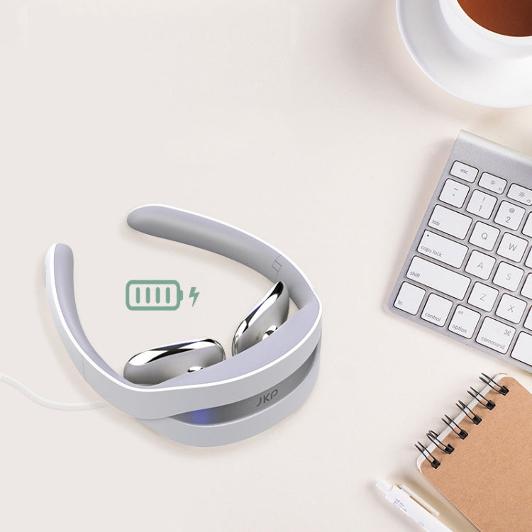 JKP LG-A3 Cervical Vertebra Massager Mini Folding Meridian Neck Protection Physiotherapy, Size: 159x129x61.5 mm(White)