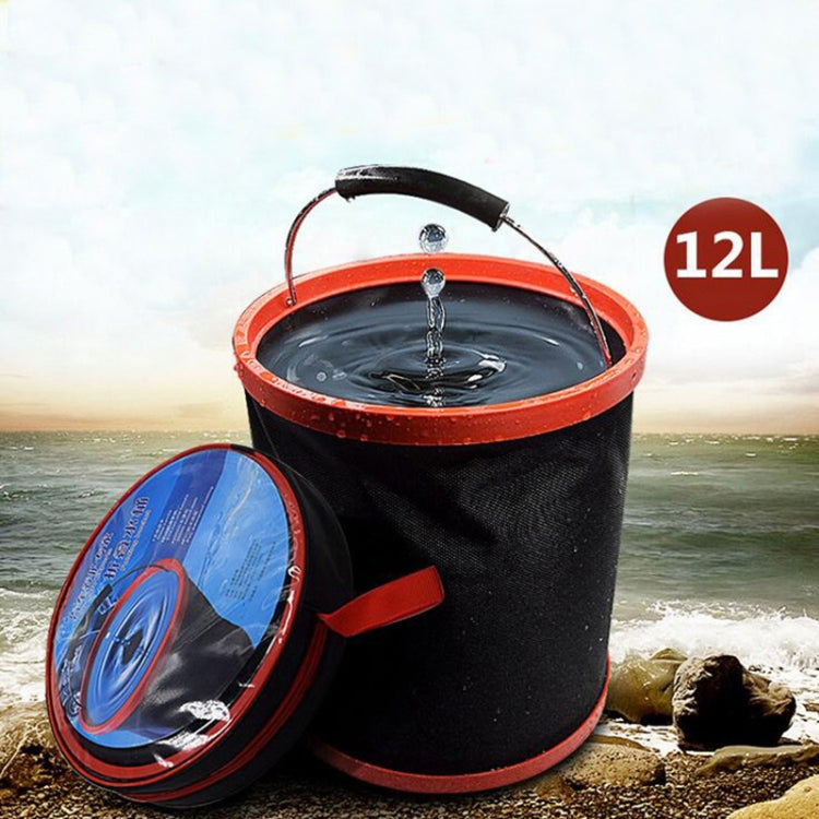 12L Car Washing Folding Telescopic Bucket Car Household Multifunctional Outdoor Portable Bucket - Car washing supplies by PMC TechLife | Online Shopping South Africa | PMC TechLife | Buy Now Pay Later Mobicred