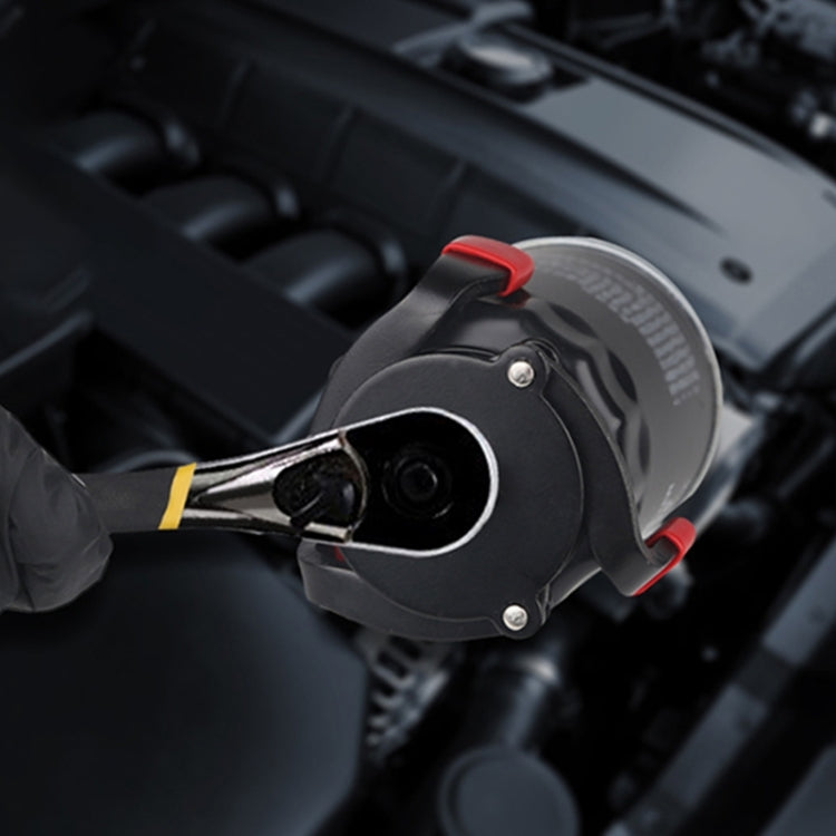 Car Repair Tools Oil Filter Wrench Tool with 3 Jaw Remover Tool for Cars Filter Removal Tool 3/8 inch Interface(Red) - Hand Tool Sets by PMC TechLife | Online Shopping South Africa | PMC TechLife | Buy Now Pay Later Mobicred