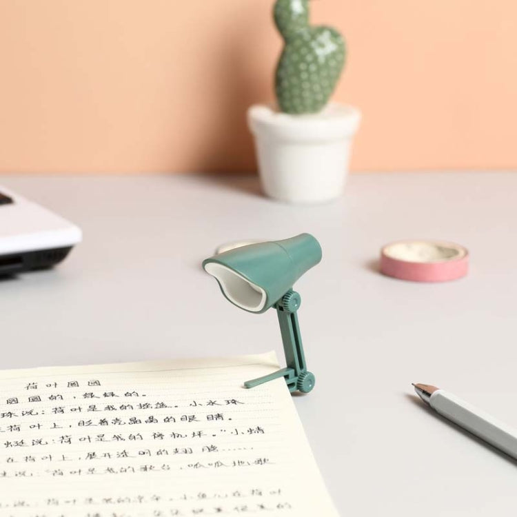 3 PCS Mini LED Desk Lamp Folding Portable Night Light Magnetic Eye Protection Desk Lamp(LD02-Rose Red)