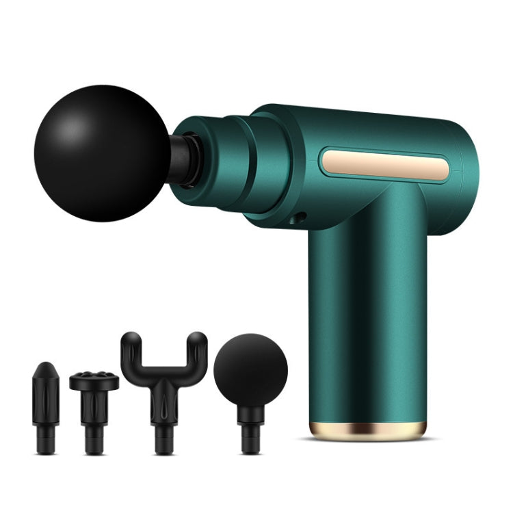 Fascia Gun Pocket Electric Shock Gun Muscle Massage Gun, Specification: Classic Mini (Green)