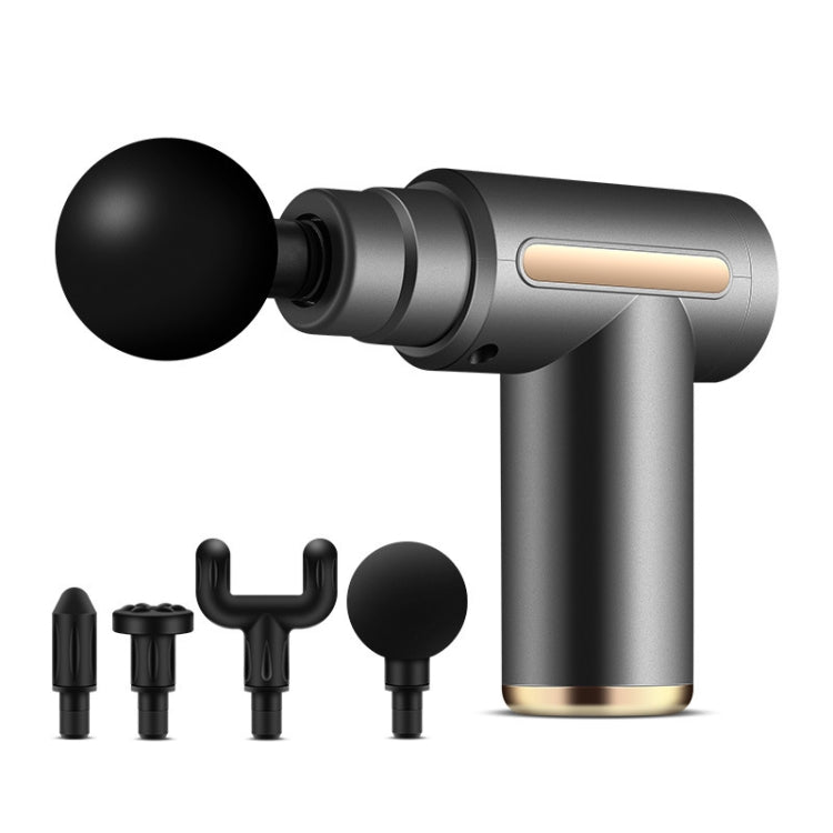 Fascia Gun Pocket Electric Shock Gun Muscle Massage Gun, Specification: Classic Mini (Grey)