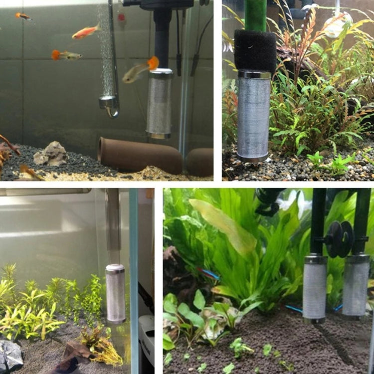 Stainless Steel Water Inlet Protective Cover Fish Tank Aquarium Filter Water Inlet Suction Filter Cover, Specification: White 16mm - Filters & Accessories by PMc TechLife | Online Shopping South Africa | PMc TechLife | Buy Now Pay Later Mobicred