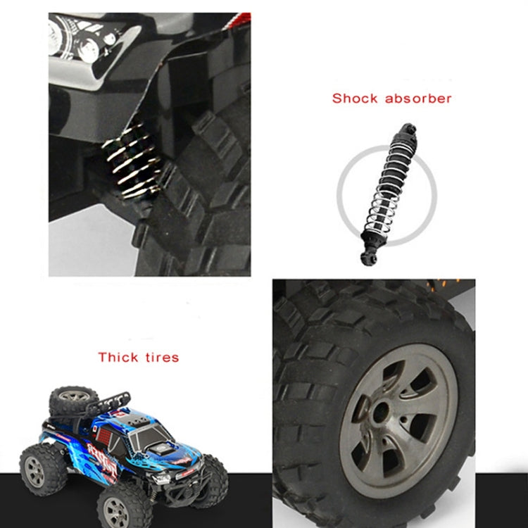 MGRC Charging Remote Control Car 2.4G Wireless Remote Control Four-Way Cross-Country Climbing Car 1:18 Car Model( Gray Blue) - RC Cars by MGRC | Online Shopping South Africa | PMC Jewellery | Buy Now Pay Later Mobicred