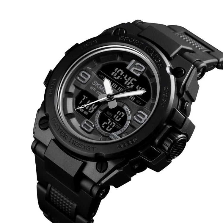 SKMEI 1452 Outdoor Sports Electronic Watch Multifunctional Water-resistant Watch(Black)