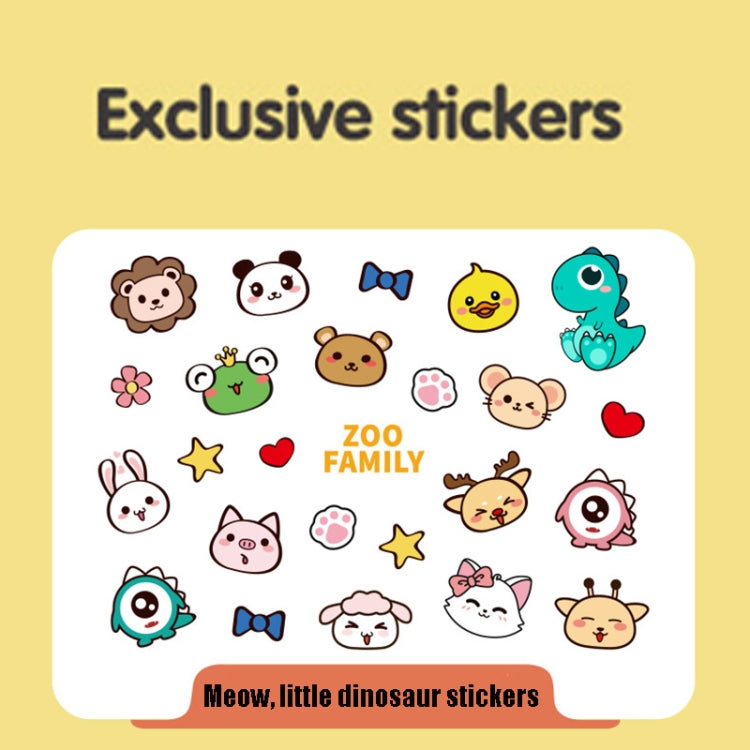 C4 Small Dinosaurs 32GB Mini Children Cartoon Touch Screen High-Definition Dual-Lens Digital Camera Toy