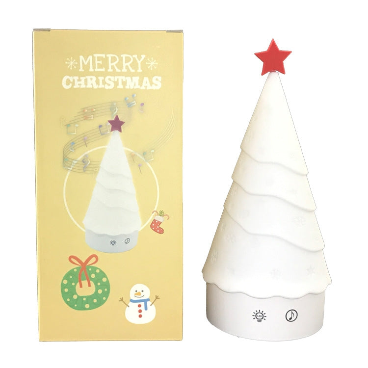 Silicone Night Light Christmas Tree with Music Holiday Decorative Lamp(Colorful Light) - Night Lights by PMc TechLife | Online Shopping South Africa | PMc TechLife | Buy Now Pay Later Mobicred