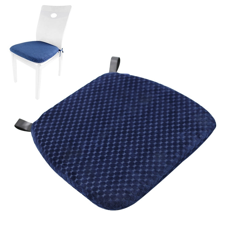 Memory Foam Thicken Stool Cushion Sofa Window Sill Bay Window Seat Cushion, Colour: Dot Paste (Navy Blue)