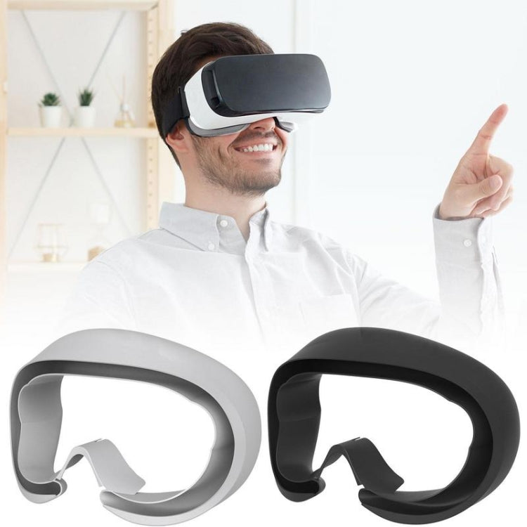 For Pico 4 VR Goggles Eye Pads Silicone Protective Cover(Black)