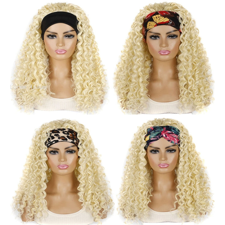 Hairband Wig Headgear Volume Chemical Fiber Wig Headgear, Color Classification: 613#XC