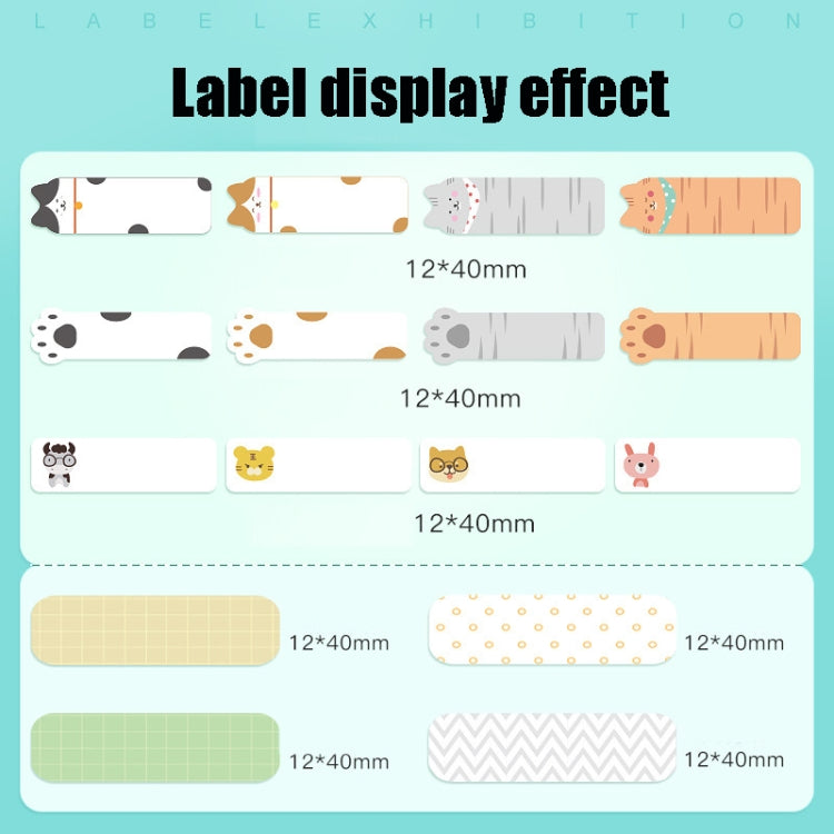 Thermal Label Paper Cosmetic Sticker Bottled Name Sticker For NIIMBOT D11 Printer, Size: Cute Paradise