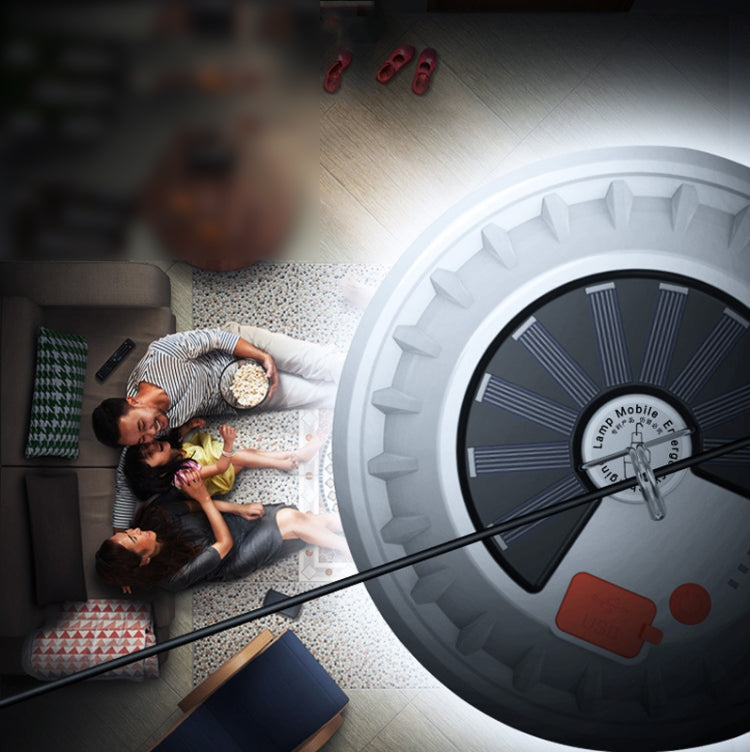 V62 Solar + RC 120 LEDs UFO Rechargeable Light Household Emergency Light Bulb Outdoor Camping Night Market Stall Light - Camping Lighting by PMc TechLife | Online Shopping South Africa | PMc TechLife | Buy Now Pay Later Mobicred