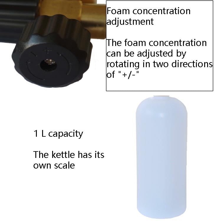 Car Wash Water Gun Foam Pot High Pressure Foam Gun Foam Pot(Red Handle) - Car Washer & Accessories by PMC TechLife | Online Shopping South Africa | PMC TechLife | Buy Now Pay Later Mobicred