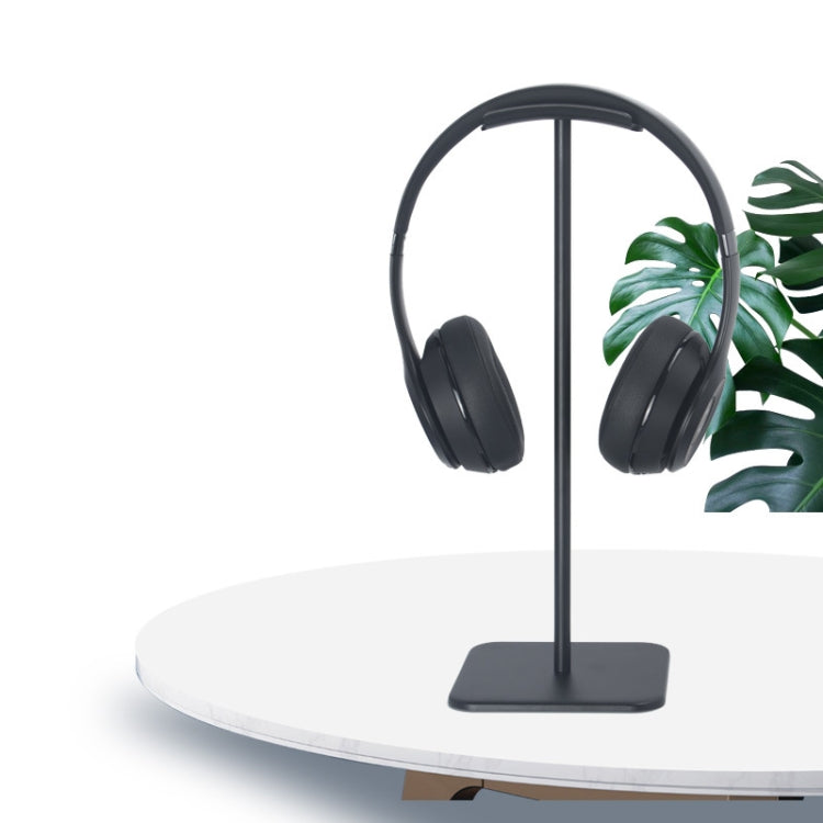 D6 Headset Aluminum Alloy Earphone Holder Internet Cafe Computer Headphone Hanger Display Shelf(Black) - Headset Stand by PMC Jewellery | Online Shopping South Africa | PMC Jewellery | Buy Now Pay Later Mobicred