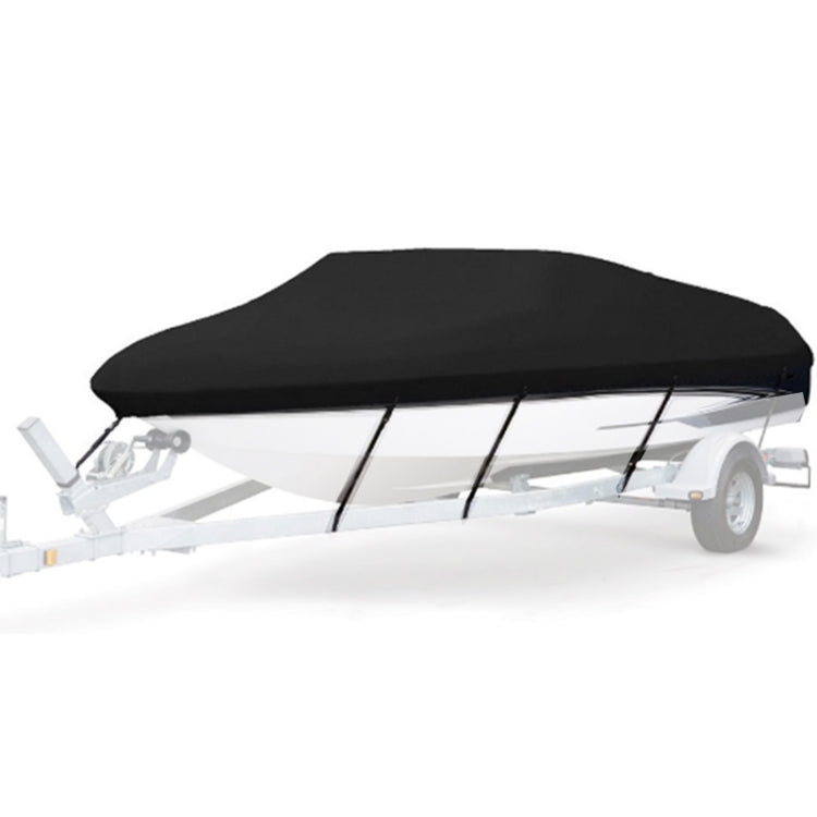 210D Water-resistant Boat Cover Speedboat Towed Fishing V-Shaped Boat Cover Rain And Sun Protection Cover, Specification: 14-16FT 530x290cm