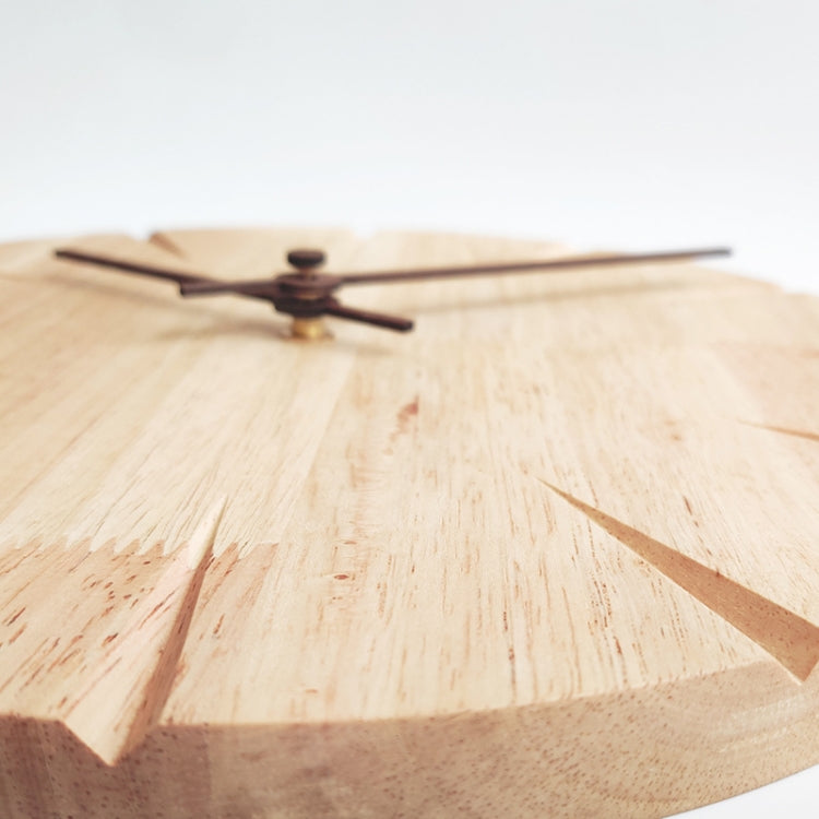 12 inch Solid Wooden Wall Clock Home Living Room Wall Clock Decorative Clock