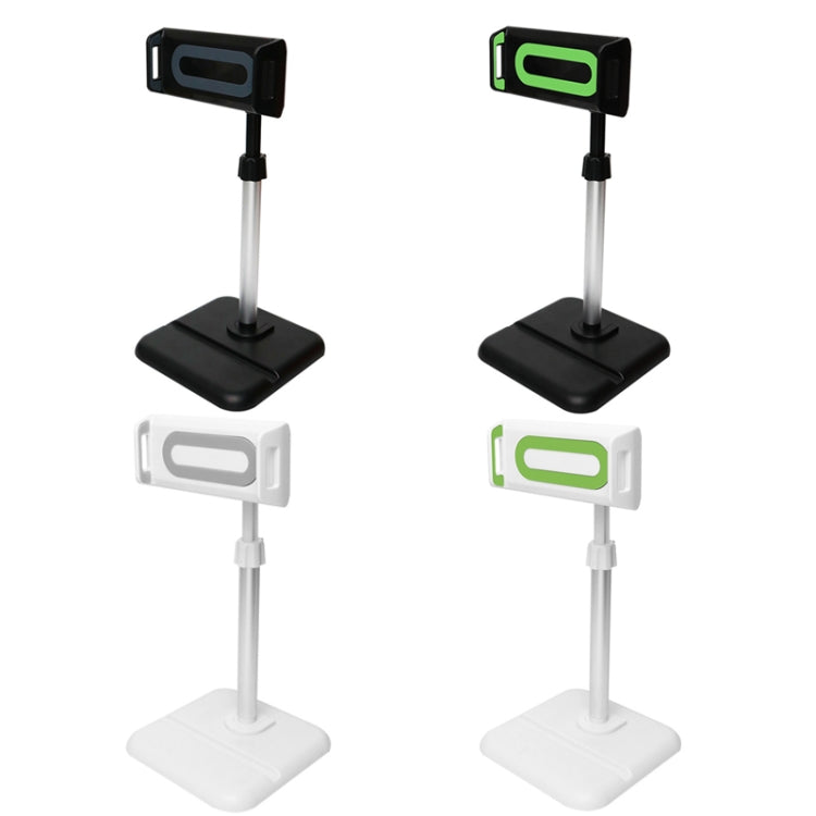 Telescopic Adjustment Live Frame Desktop Tablet Mobile Phone Bracket, Specification: K05 Flat Plate (Black Green)